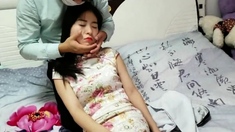 Asian girl strangled