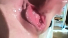 Big clit multiple squirts